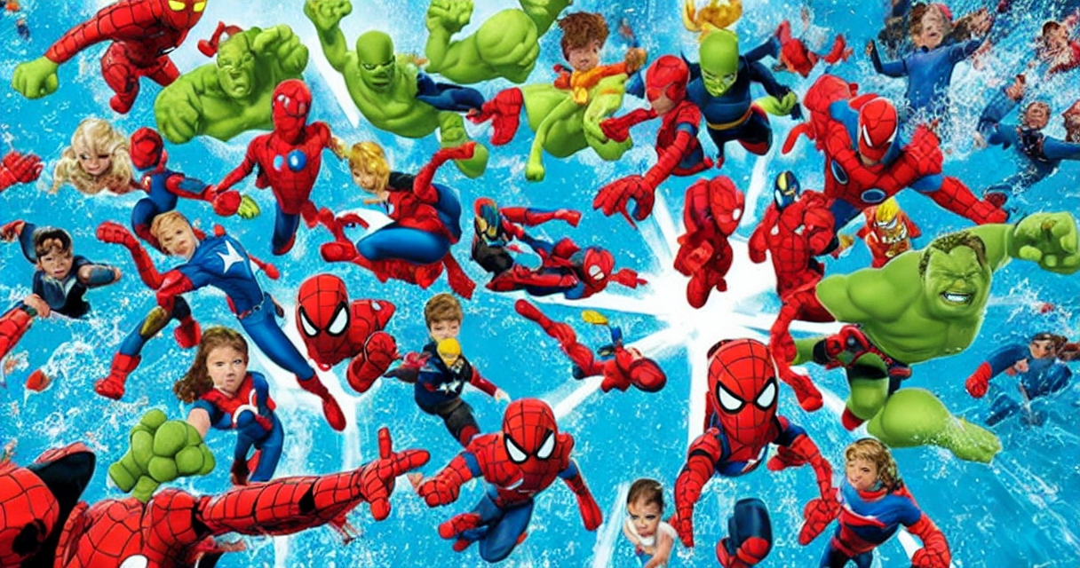 Dyk ned i eventyret med Børnepool fra Marvel: En magisk oplevelse for små fans!